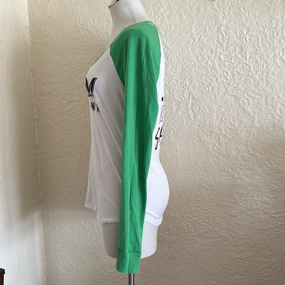 Victoria’s Secret Pink MLB Milwaukee Brewers T-Shirt Bundle Sequin Bling Green L - Picture 9 of 15